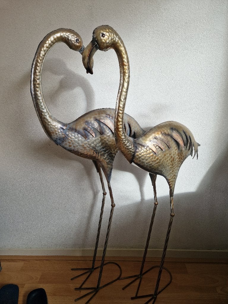grote flamingo"s, Ophalen, Brocante, Meerkleurig, Nieuw