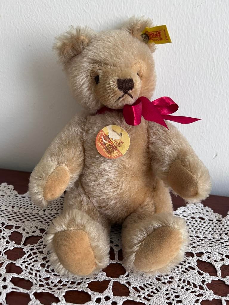 Steiff masker teddy beer, Ophalen of Verzenden, Zo goed als nieuw, Stoffen beer, Steiff