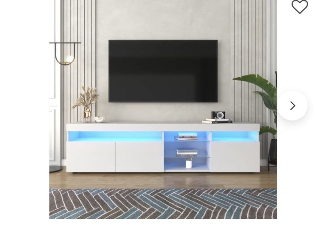 Witte tv-kast, nieuw in doos, Ophalen, 150 tot 200 cm, Nieuw, Minder dan 100 cm