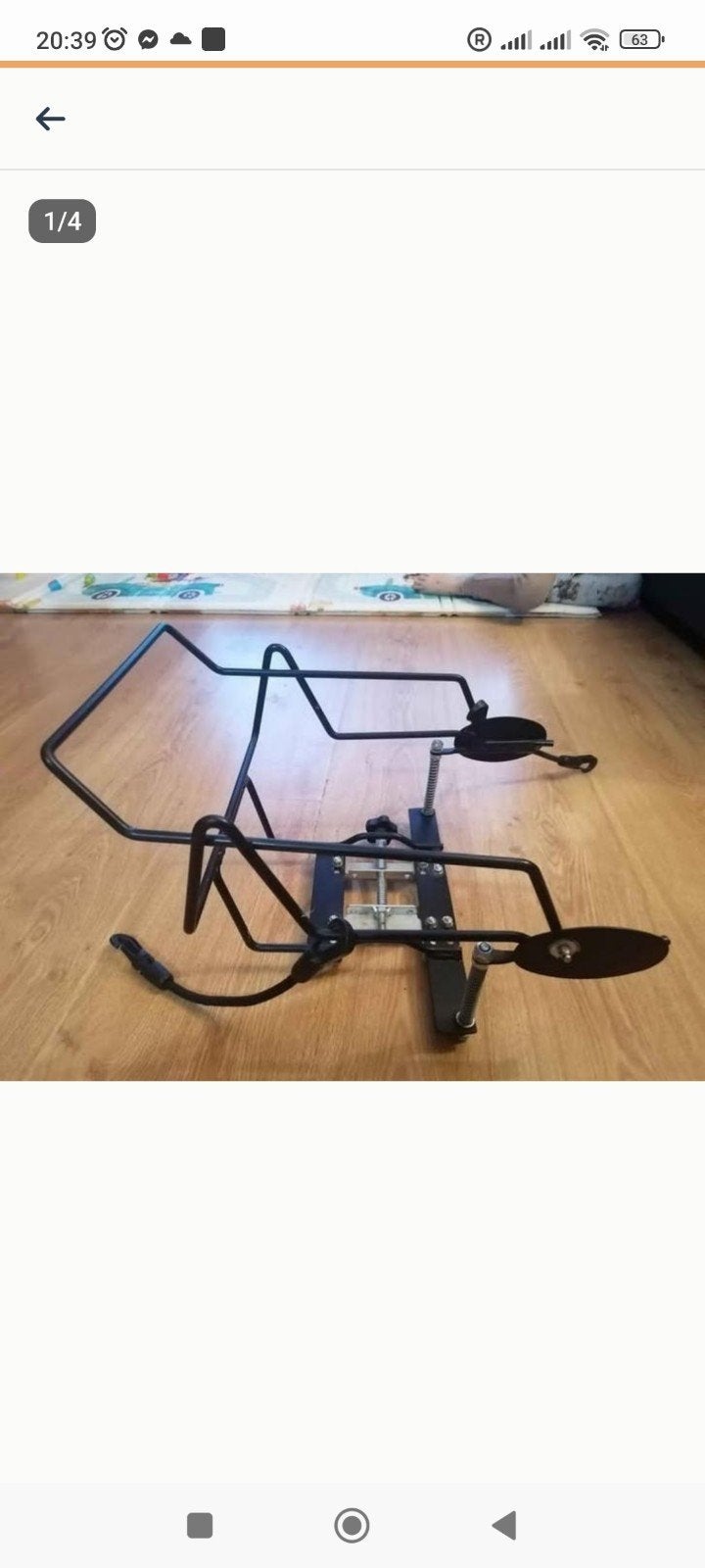 Fietskar onderstel voor kinder- of hondenkar, Fietsen en Brommers, Fietsaccessoires | Aanhangers en Karren, Gebruikt, Vering, Overige typen