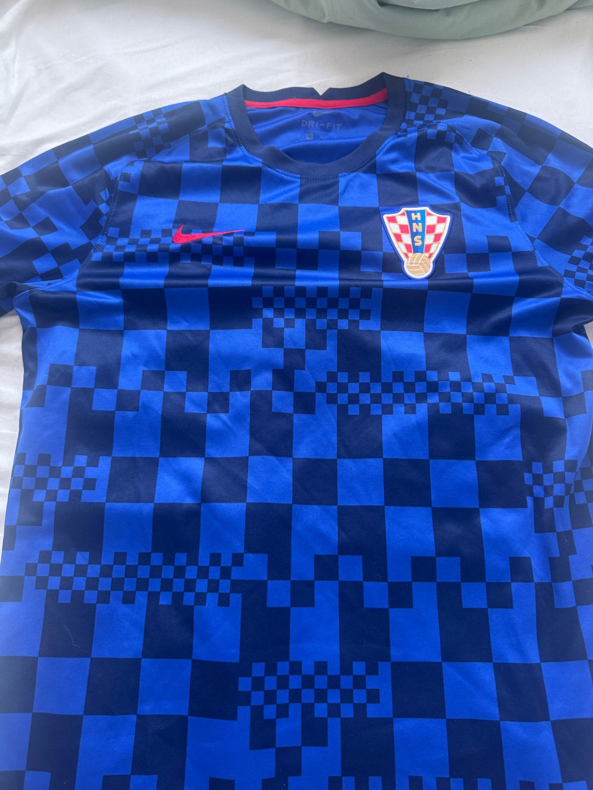Kroatië Voetbalshirt - Nike Dri-FIT, Ophalen of Verzenden, Zo goed als nieuw, Voetbal, Maat 48/50 (M)