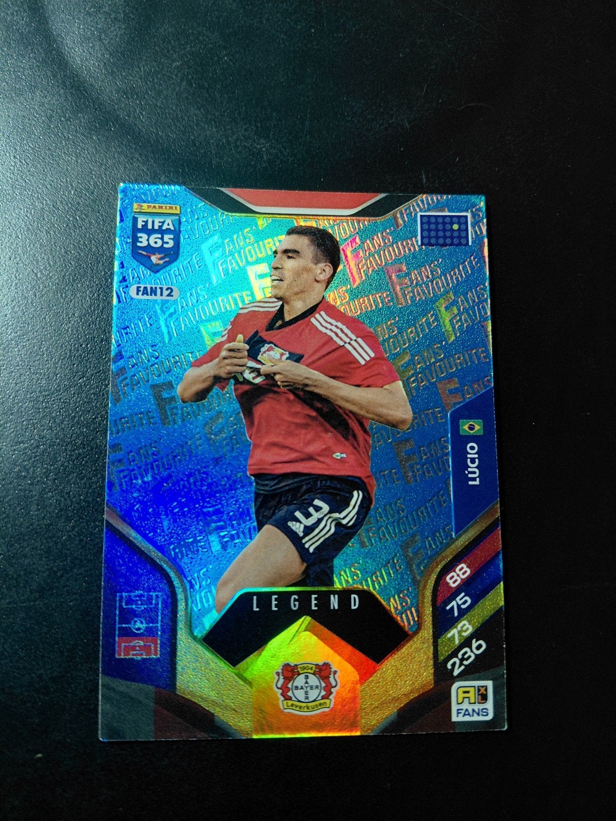 lucio (blue parallel) legend panini leverkussen, Ophalen of Verzenden, Nieuw, Buitenlandse clubs, Poster, Plaatje of Sticker