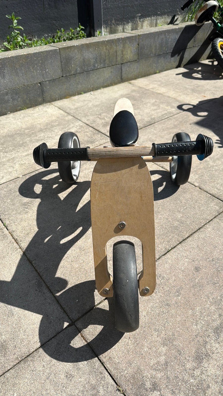 Houten Loopfiets en driewieler fiets, Kinderen en Baby's, Ophalen, Zo goed als nieuw, Loopfiets