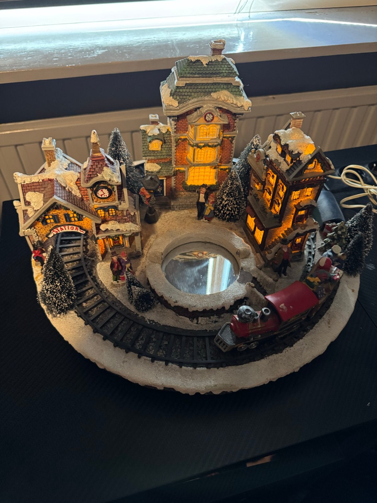 Kerstdorpje met licht, Verzenden, Gebruikt