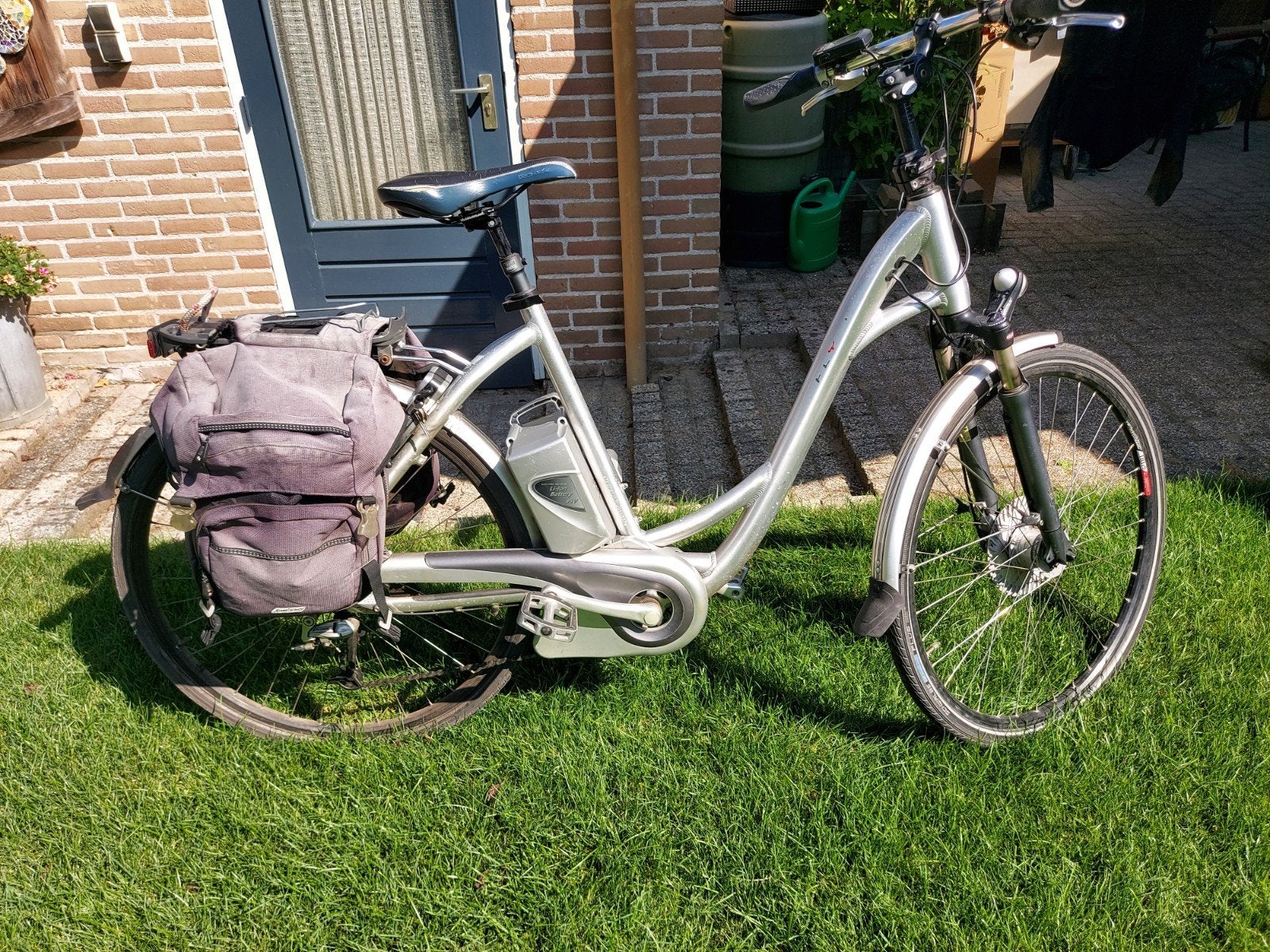 Flyer T6 elektrische fiets - 36V accu, 50km bereik, Gebruikt, 50 km per accu of meer, 55 tot 59 cm, Ophalen