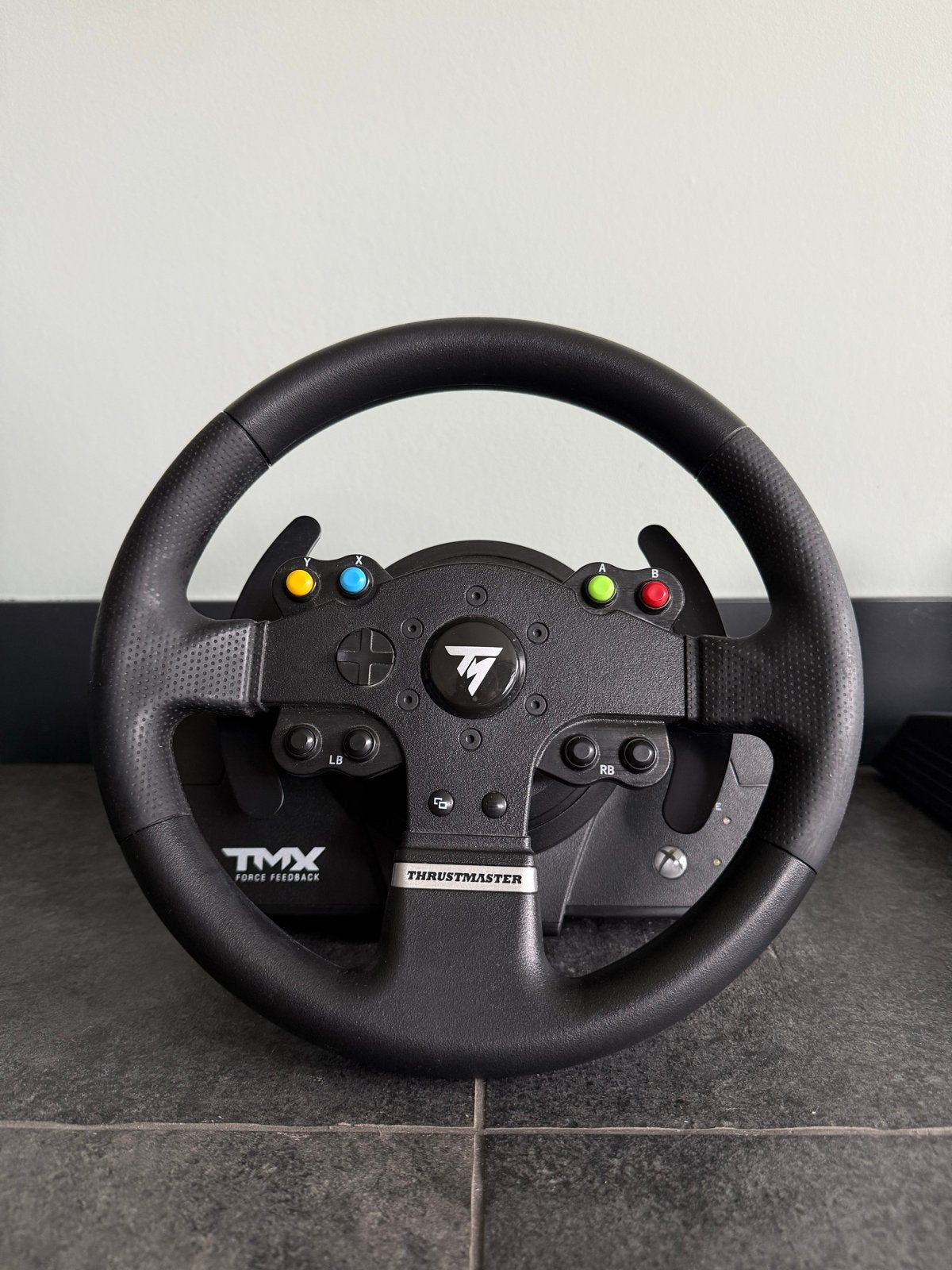 TMX Thrustmaster Pro stuurwiel pedalen hele set, Ophalen, Gebruikt