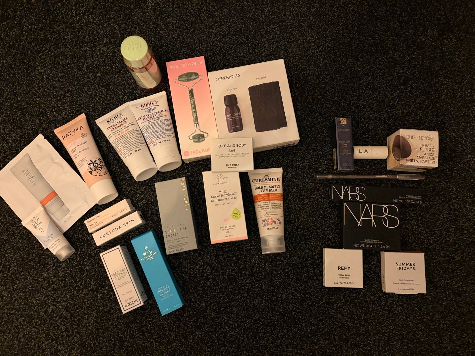 Grote make-up en skincare set - Alles nieuw en ongebruikt, Overige kleuren, Gehele gezicht, Nieuw, Ophalen of Verzenden
