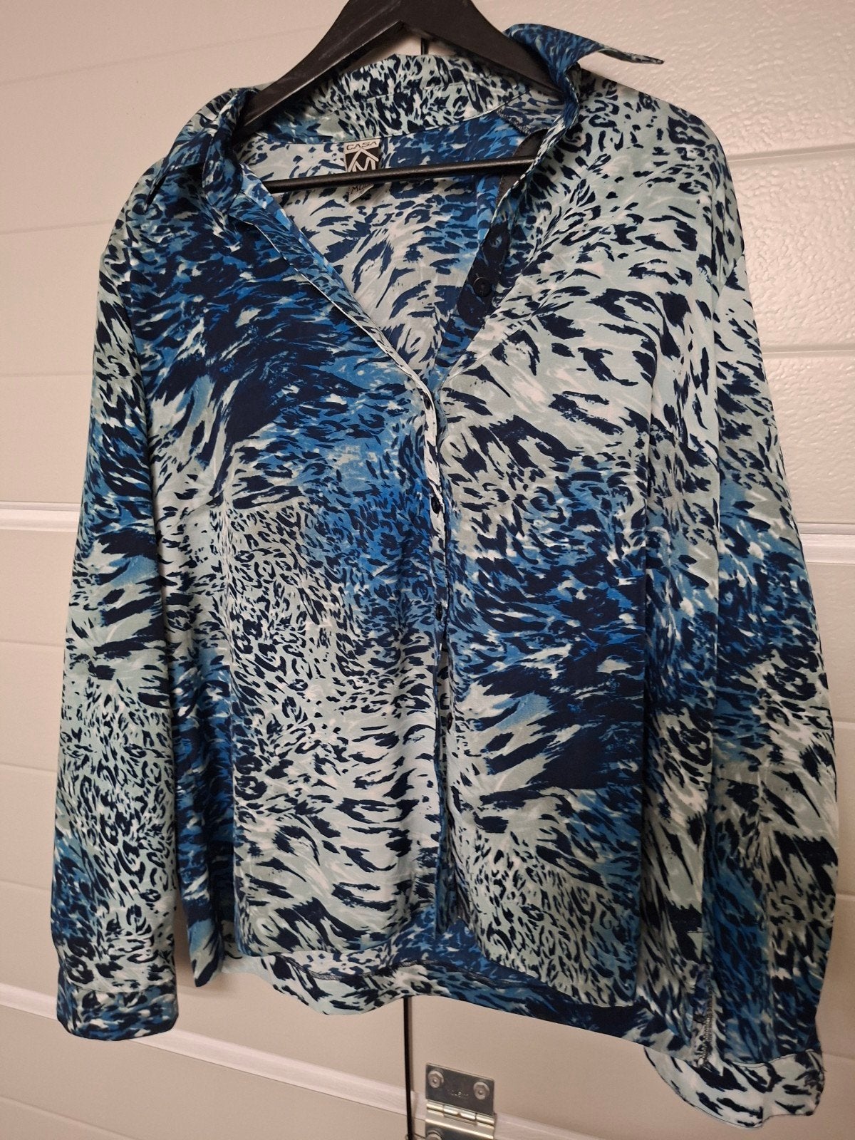 Casa Moda blouse maat 50, Blauw, Maat 46/48 (XL) of groter, Gedragen, Casa Moda