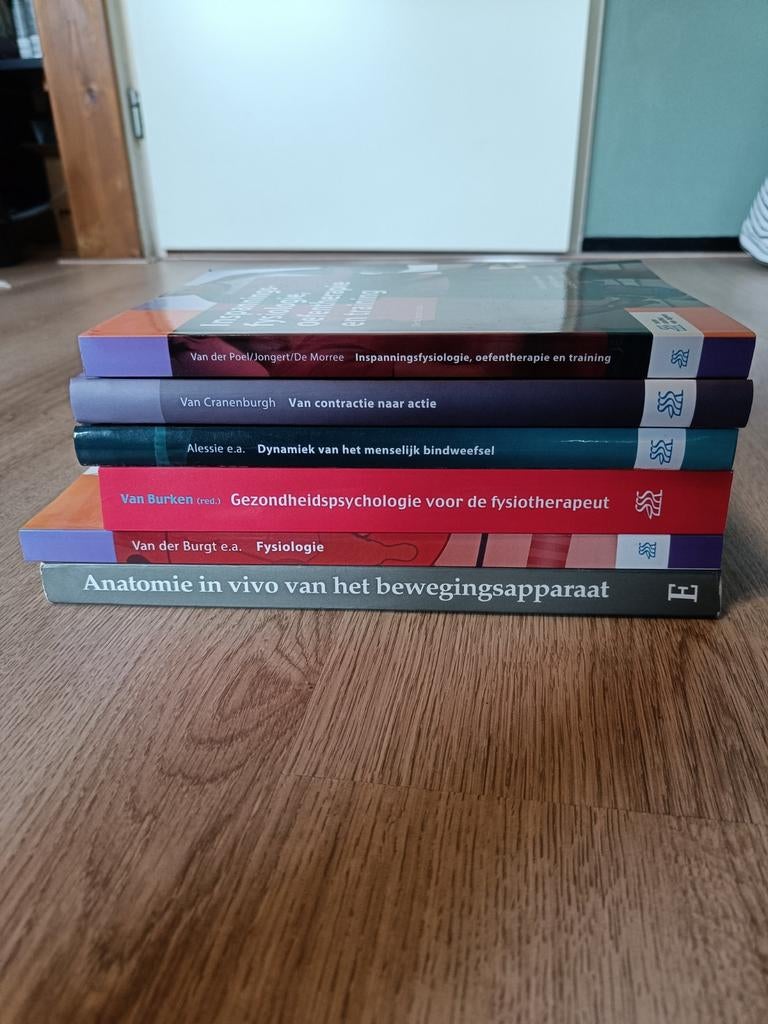 HBO studie Fysiotherapie boeken, Gelezen, Diverse auteurs, Beta, HBO