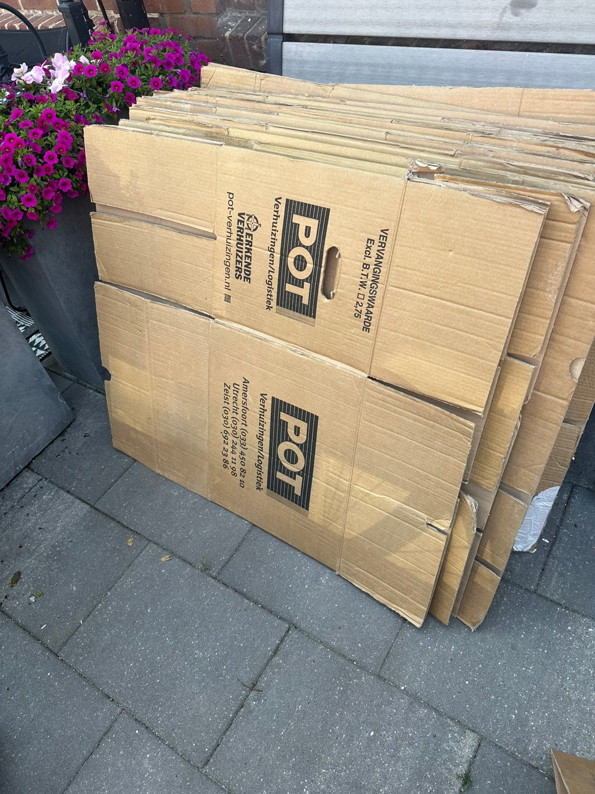 42 verhuisdozen, Ophalen, Zo goed als nieuw, Minder dan 50 cm