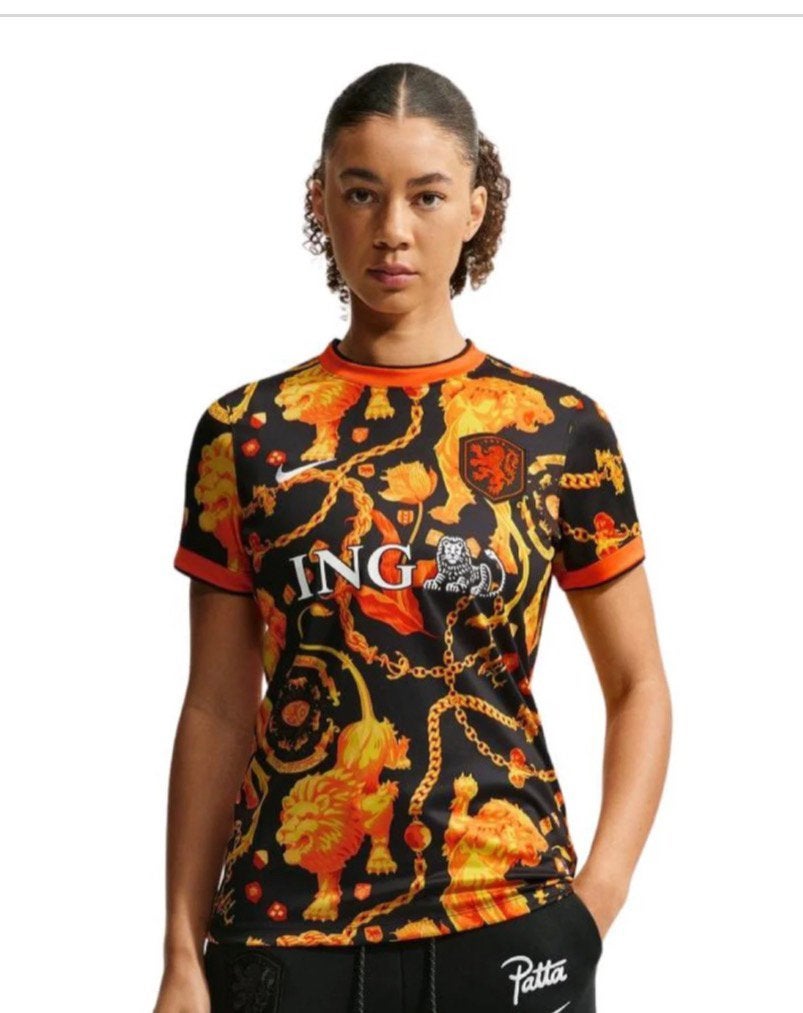 NIKE NEDERLANDS ELFTAL X PATTA 2026-2028 DAMES MAAT XL, Kleding | Heren, Verzenden, Nieuw, Oranje, Voetbal
