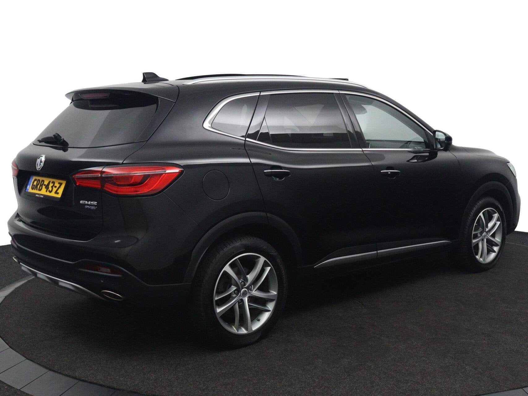 MG EHS 1.5 TGDI Luxury zwart, mooie wagen!, Auto's, MG, Gebruikt, Euro 6, 4 cilinders, 258 pk