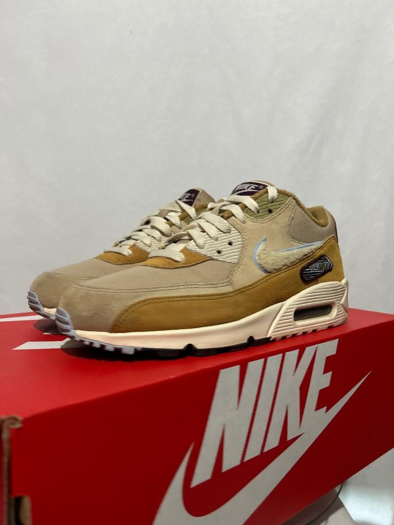 ALS NIEUW! Maat 40,5 - Nike Air Max 90 Varsity Muted Bronze, Overige kleuren, Verzenden, Nike, Nike