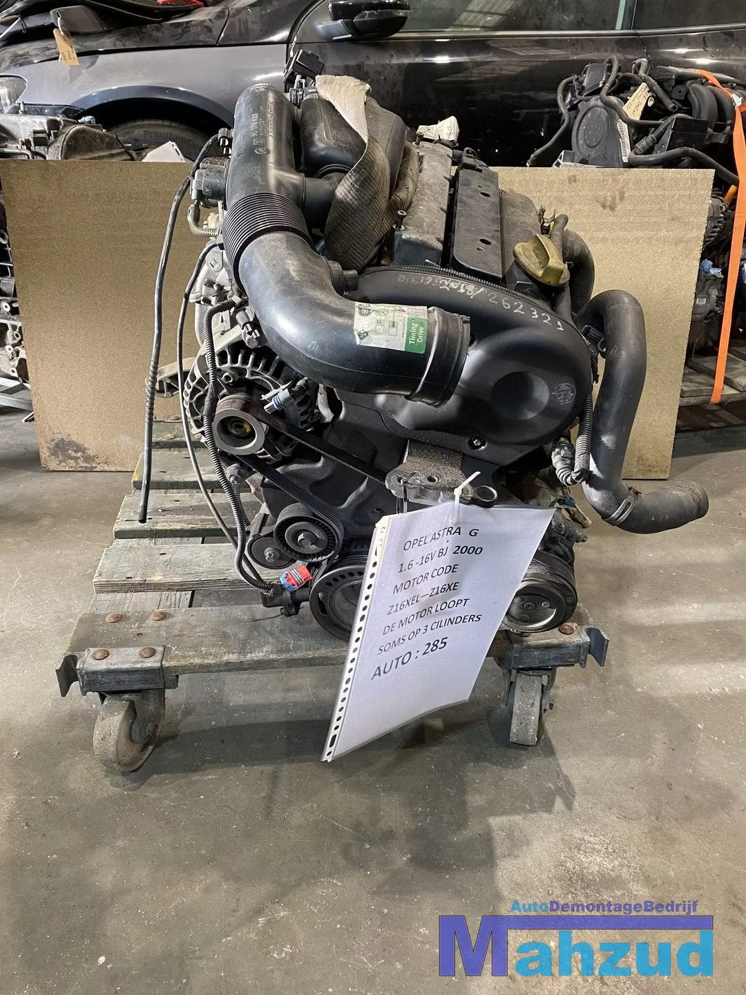 OPEL ASTRA G 1.6 16V X16XEL Motorblok motor Versnellingsbak, Auto-onderdelen, Gebruikt, Opel Automobile GmbH, Ophalen of Verzenden