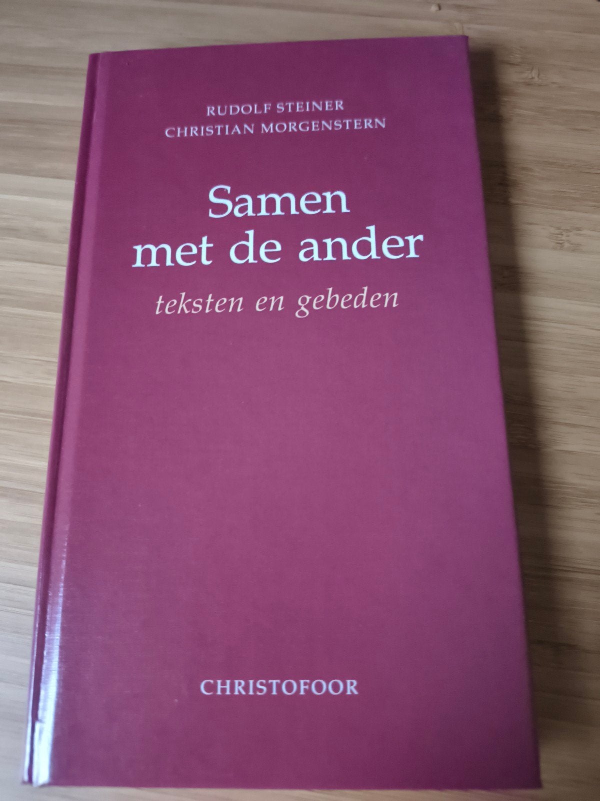 Samen met de ander: Teksten en gebeden van Steiner, Boeken, Ophalen of Verzenden, Zo goed als nieuw, Rudolf Steiner, Christian Morgenstern