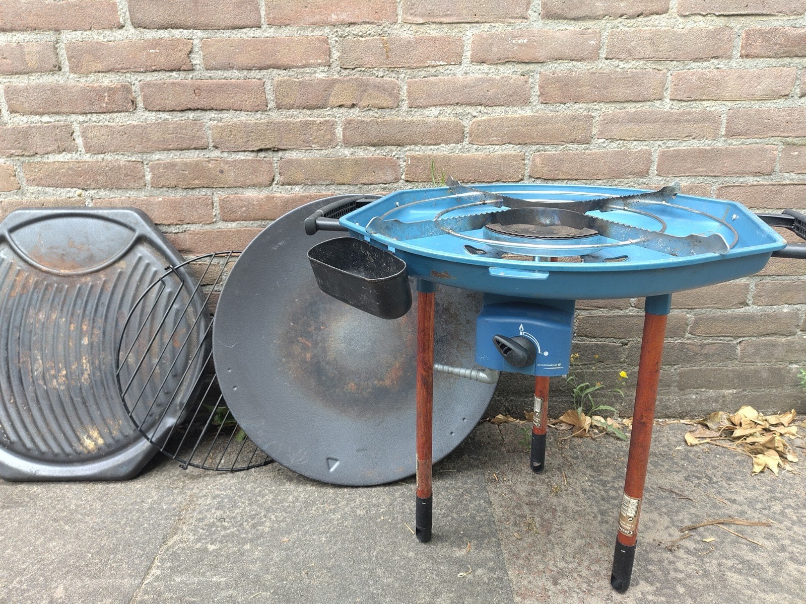 Campingaz Party Grill met accessoires en tas, Ophalen, Gebruikt, Campingaz