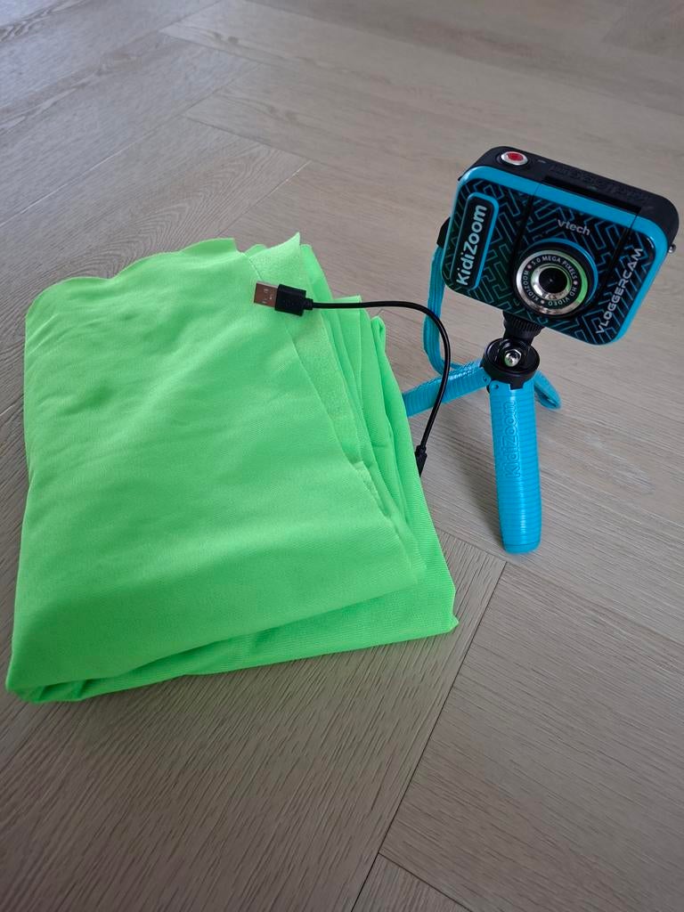 VTech KidiZoom Vloggercam met groen scherm en statief, Ophalen of Verzenden