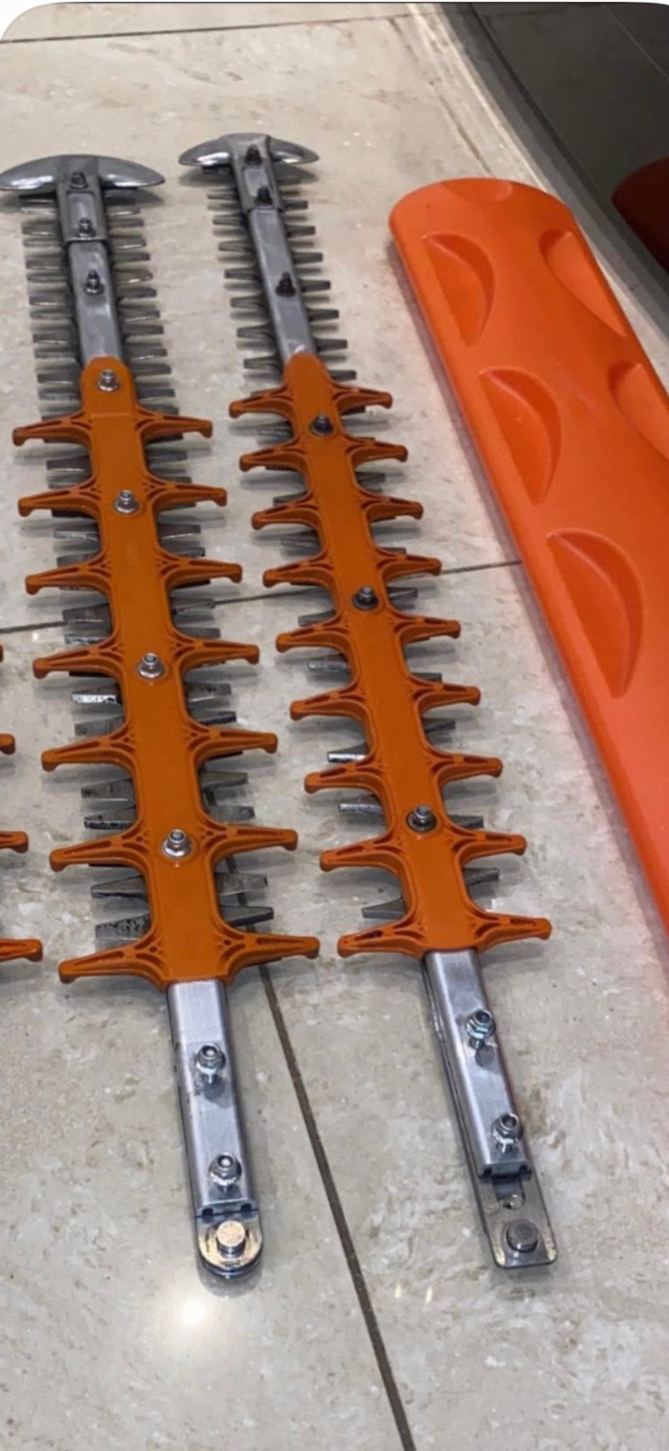 Stihl dubbelzijdig geslepen heggenschaar messen 60 cm, Ophalen of Verzenden, Gebruikt, Benzine