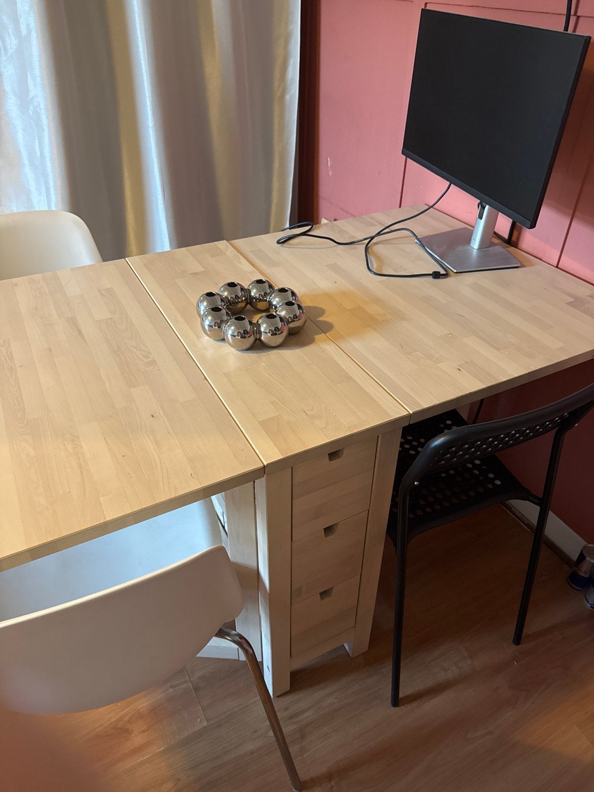 Ikea Norden uitklapbare tafel, Gebruikt, 150 tot 200 cm, Vier personen, Rechthoekig