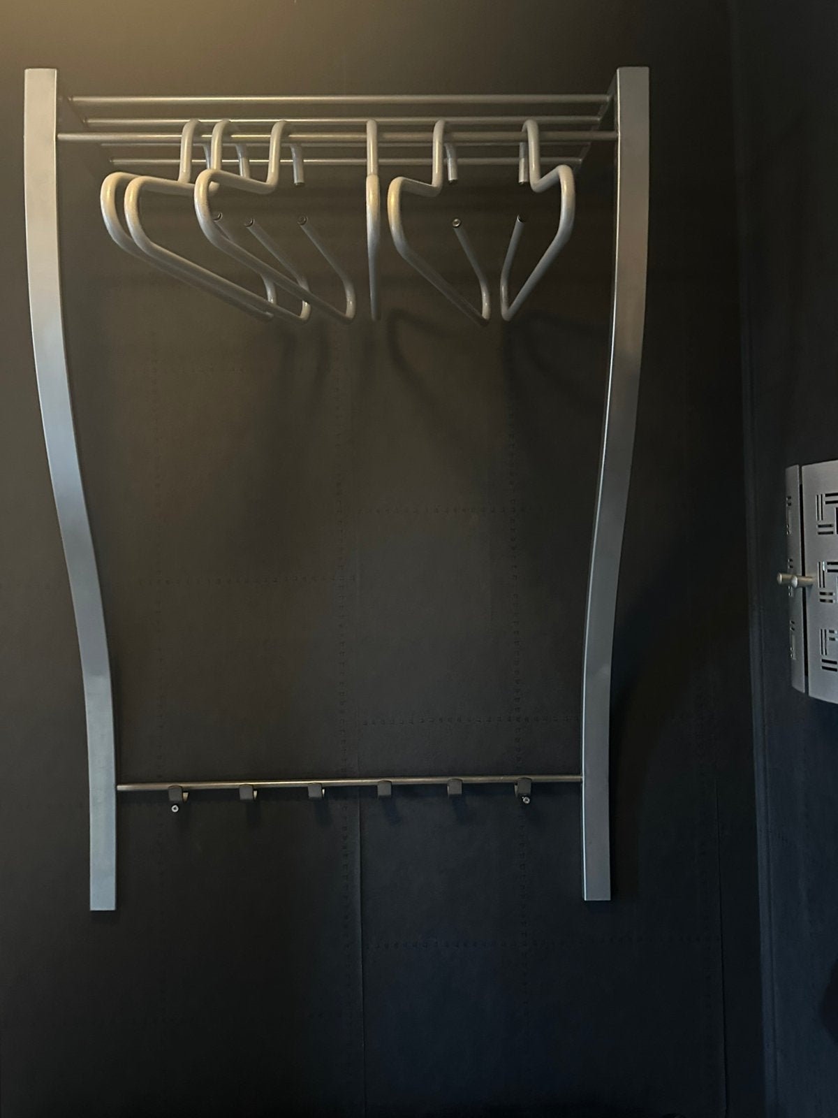 Kapstok met hangers, Huis en Inrichting, Woonaccessoires | Kapstokken, Wandkapstok, Gebruikt, Ophalen of Verzenden, Minder dan 100 cm