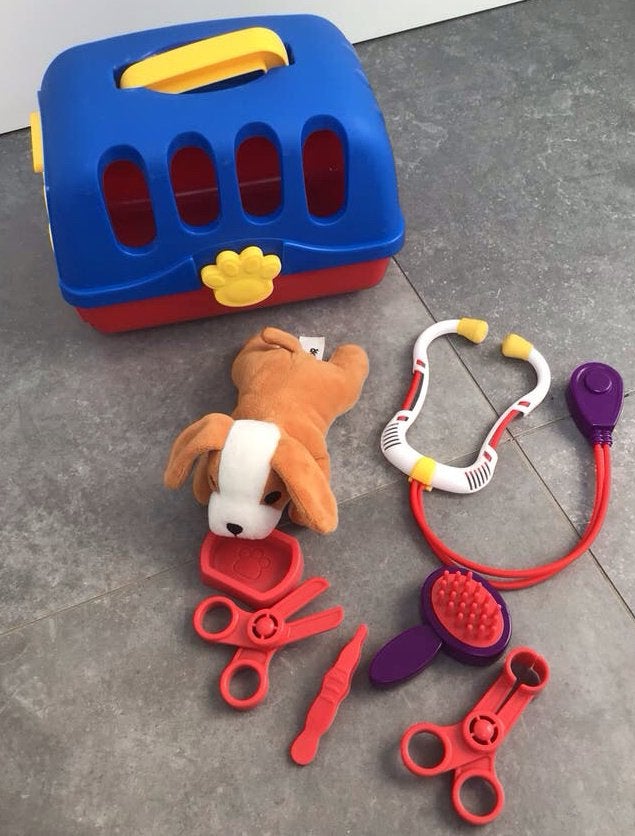 Dierendokter spelen, hondje met toebehoren My pet docter, Ophalen of Verzenden, Gebruikt, Jongen of Meisje