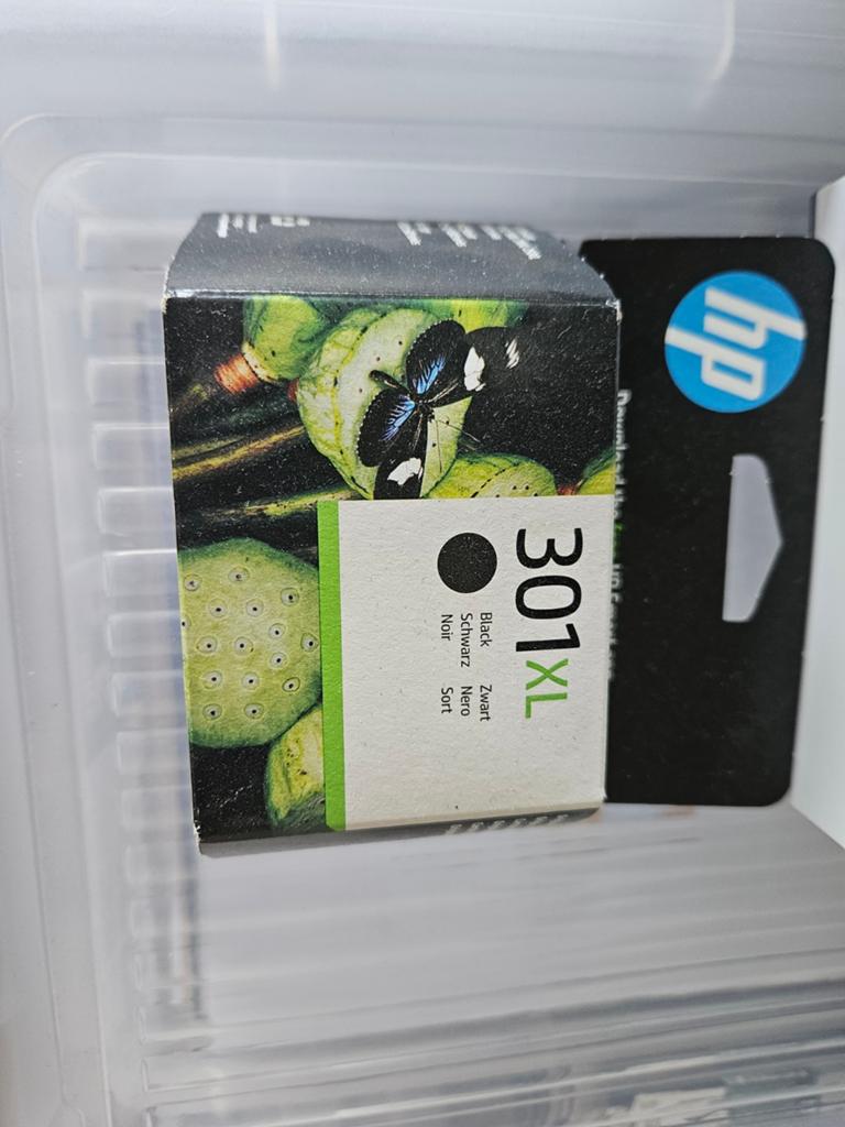 HP 301xl zwart, originele cartridge, dichte doos, Ophalen of Verzenden, Nieuw, Cartridge, HP origineel