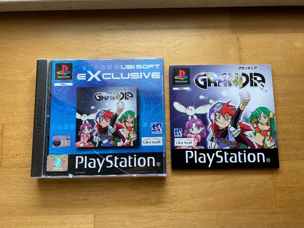 grandia ps1, 1 speler, Racen en Vliegen, Ophalen of Verzenden, Zo goed als nieuw