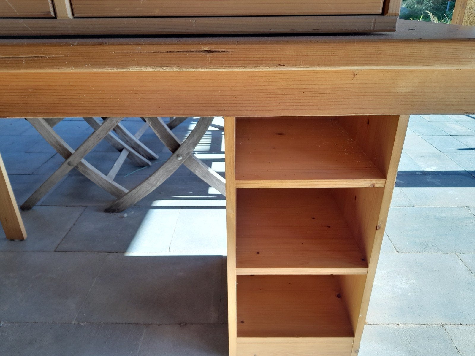 Lundia houten bureau met opbergruimte, Gebruikt, Hout, Ophalen of Verzenden, Overige typen