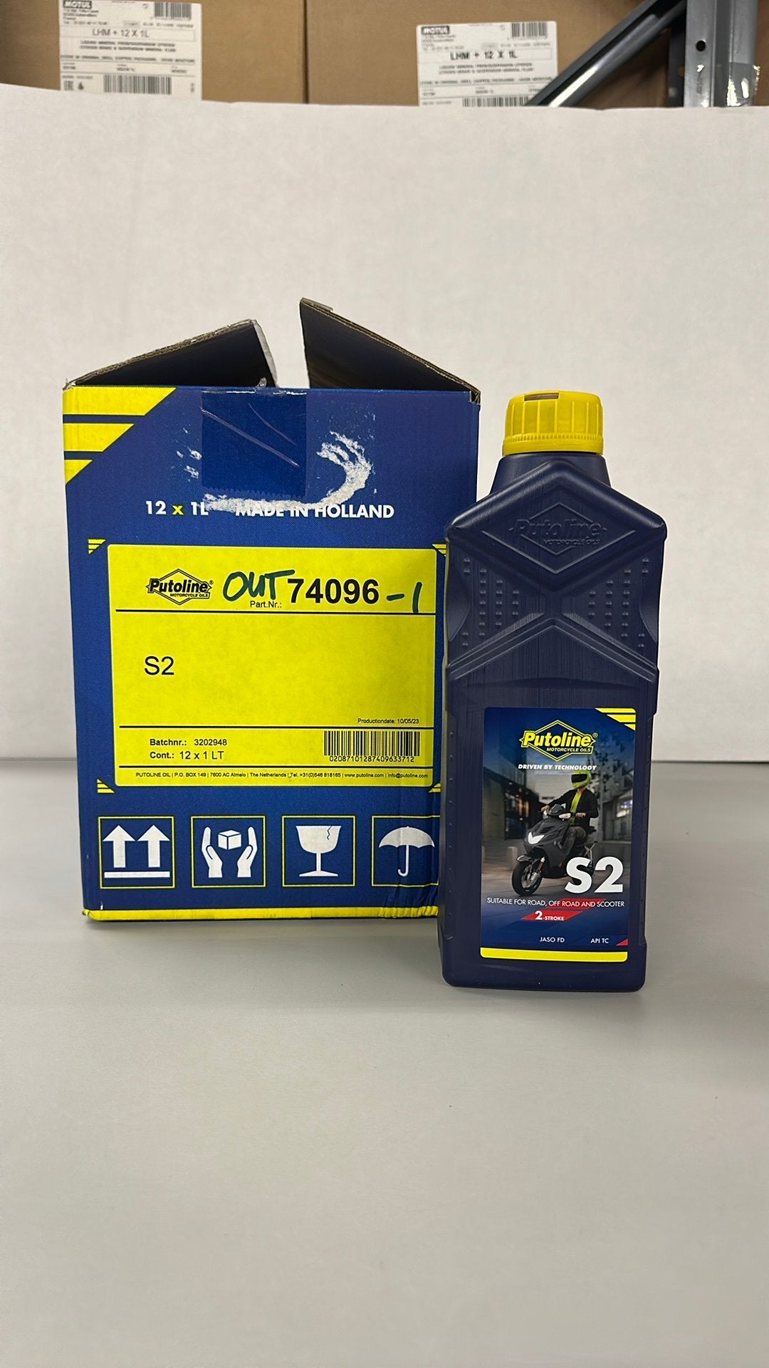 Putoline S2 2-takt Olie 12x 1L - Scooter & Motorfiets, Verzenden, Nieuw