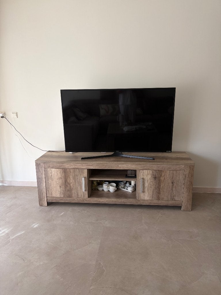 Salontafel en tv kast, Ophalen, 100 tot 150 cm, 50 tot 100 cm, Zo goed als nieuw