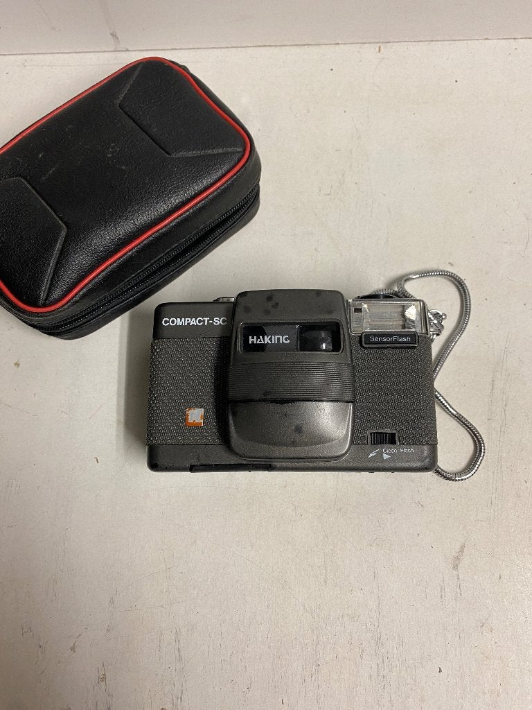 Haking Compact-SC SensorFlash camera met tasje, Ophalen of Verzenden, Gebruikt, Compact, Overige Merken