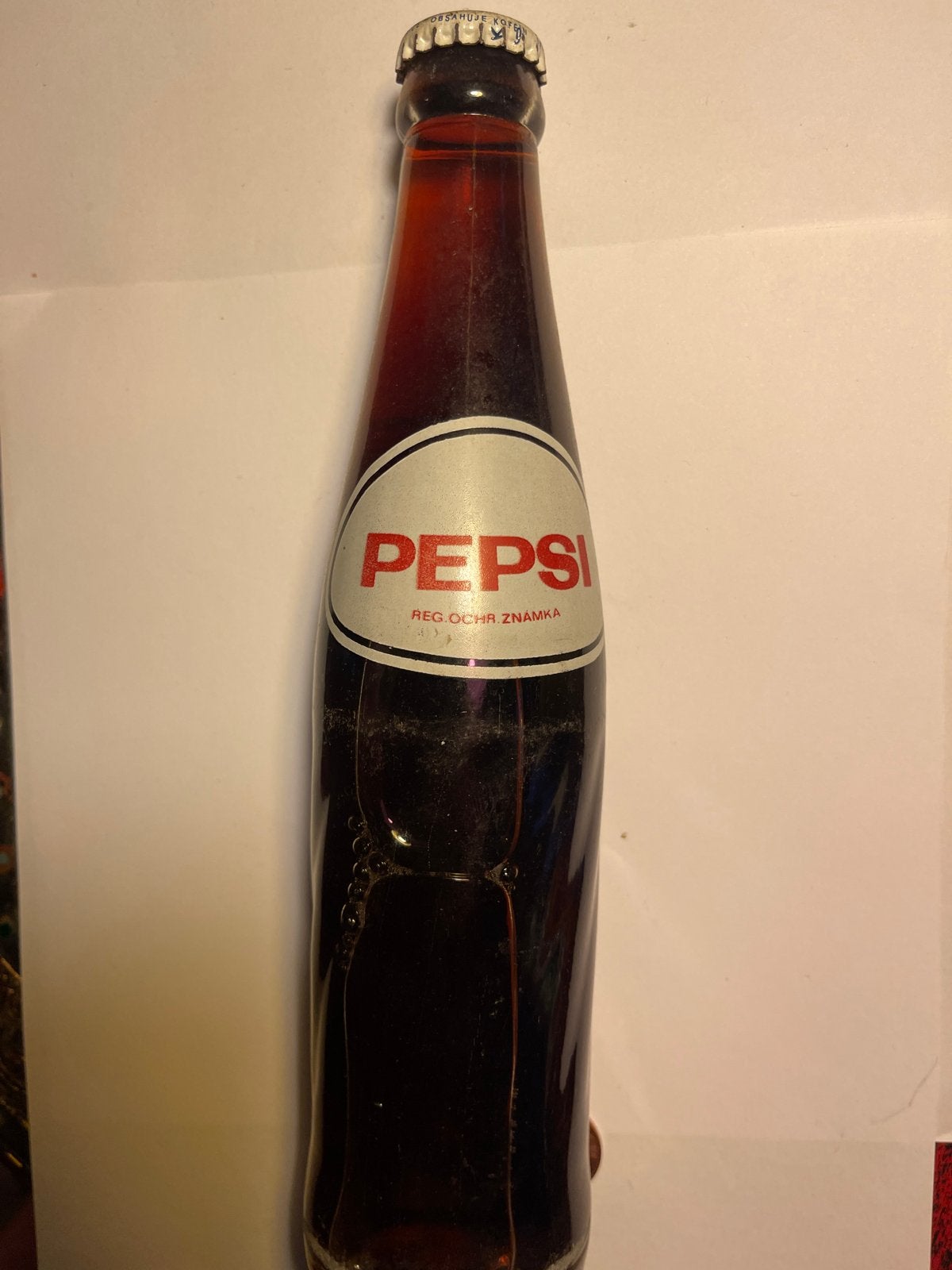 Vintage Pepsi Cola fles - Reg. Ochr. Známka - 1978, Ophalen of Verzenden, Gebruikt