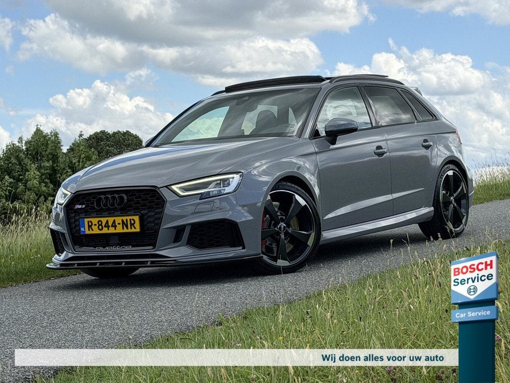 Audi Rs3 2.5 TFSI 500PK Quattro / Milltek / Pano / Schaal st, Automaat, Gebruikt, Euro 6, RS3