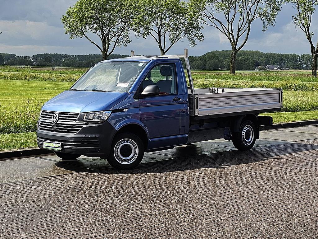 Volkswagen Transporter 2.0 TDI L2H1 28 L2h1, Airco, Open laa, Auto's, Voorwielaandrijving, Gebruikt, 4 cilinders, Blauw