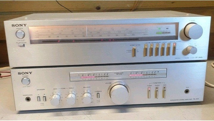 Sony set versterker ta-242 + tuner st-242L, Audio, Tv en Foto, Ophalen of Verzenden, Sony