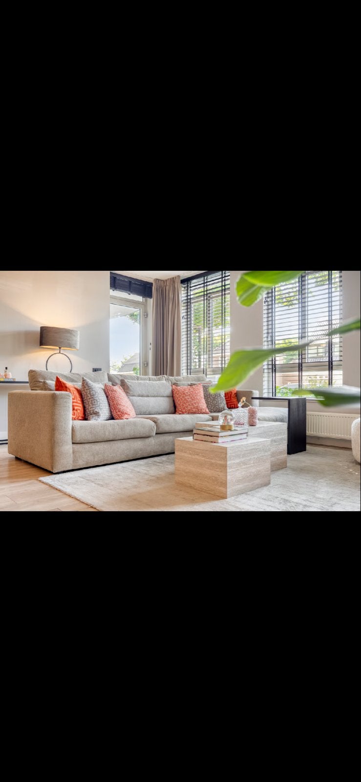 Goossens hoekbank met chaise longue, Ophalen, Gebruikt, Stof
