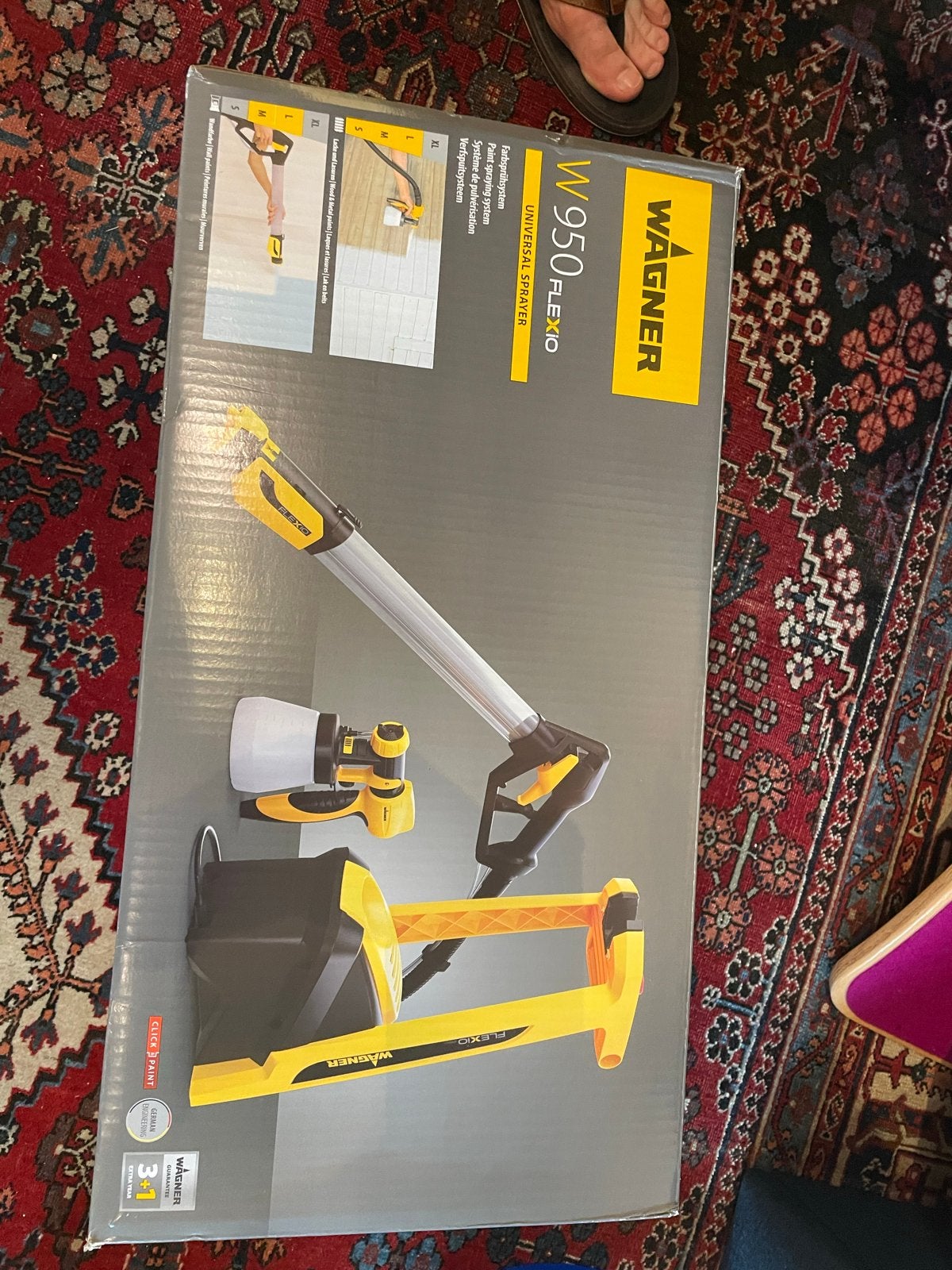 WAGNER W950 FLEXiO Universele Verfspuit - Nieuw in doos, Ophalen, Zo goed als nieuw, Verfspuit of Verfpomp