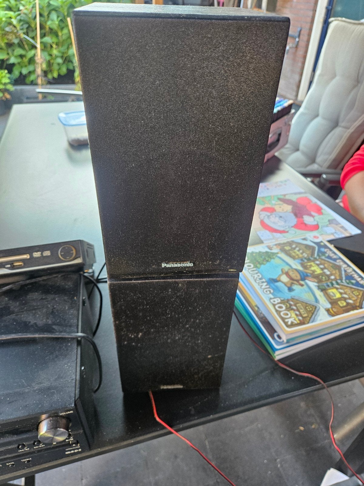 Panasonic SA-PM250 Microset met speakers en CD-speler, Ophalen of Verzenden, Gebruikt, Cd-speler, Microset
