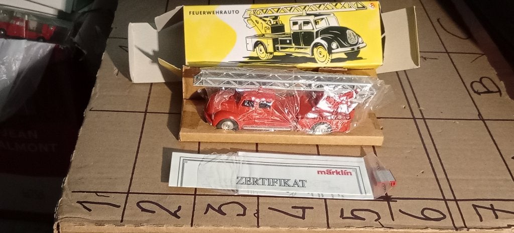 Marklin 18023 magirus brandweer ladderwagen €31,45, Ophalen, Nieuw, Bus of Vrachtwagen, Gama