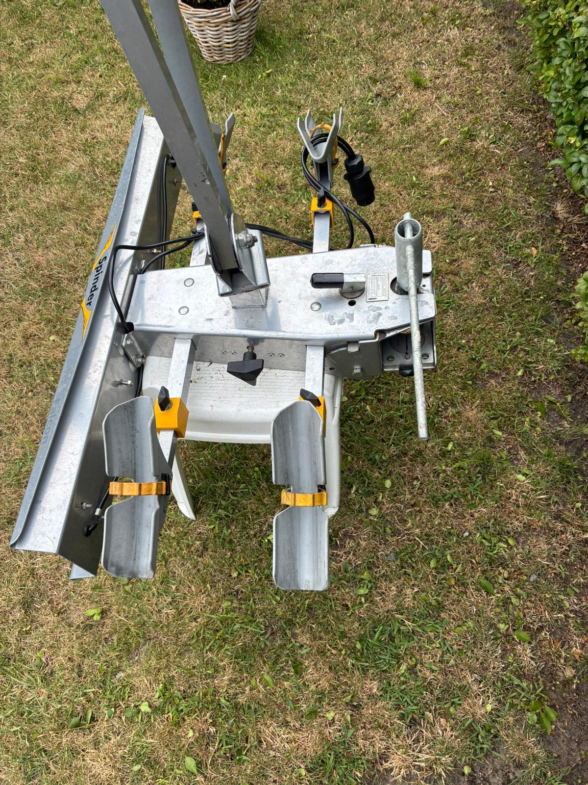 Spinder Falcon fietsdrager voor 2 fietsen., Ophalen, 2 fietsen, Gebruikt, Trekhaakdrager