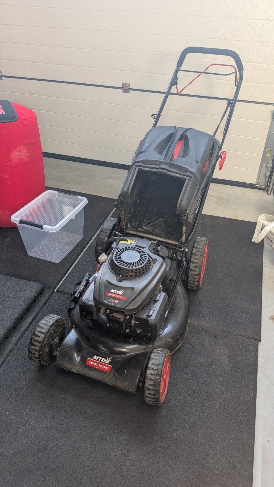 MTD Smart 53 SPG Benzine Grasmaaier - Zo goed als nieuw, Ophalen, Cirkelmaaier, MTD, Zo goed als nieuw