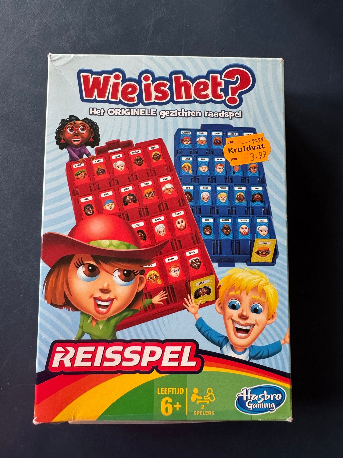 Wie is het? Reisspel - Het originele gezichten raadspel, Een of twee spelers, Ophalen of Verzenden, Gebruikt