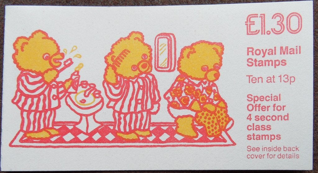 Postzegelboekje Engeland – Books Children - Teddy Bears, Ophalen of Verzenden, Postfris
