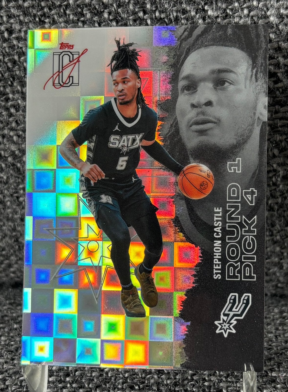 Stephon Castle San Antonio Spurs Topps Signature Class card, Verzenden, Nieuw, Plaatje