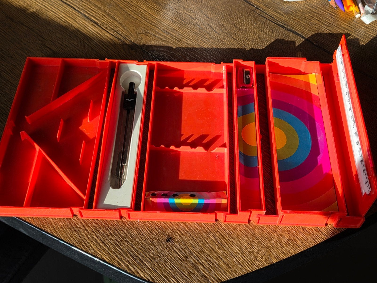 Vintage Rolykit Opbergdoos - Rood, Ophalen of Verzenden, Gebruikt, Knutselen