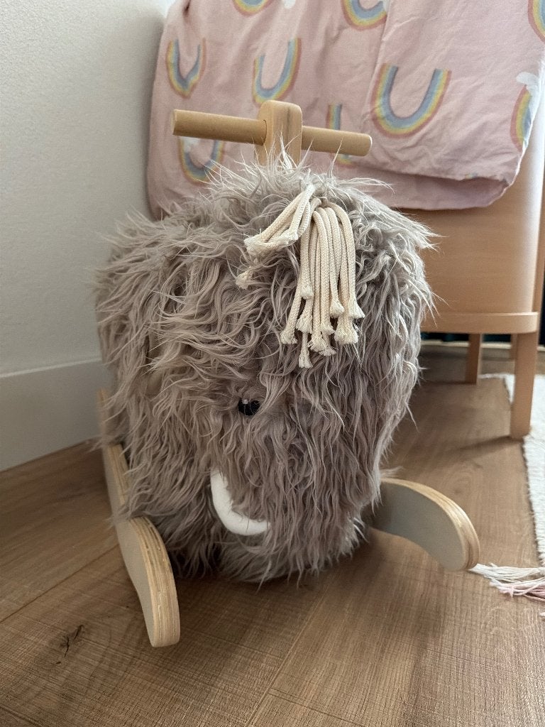 Mammoet hobbelpaard van Kid’s Concept, Ophalen, Zo goed als nieuw