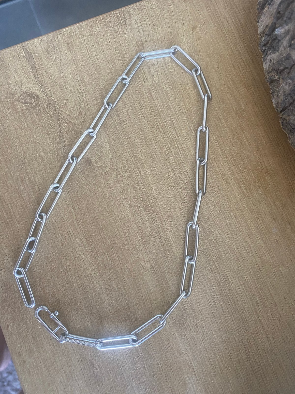 Aanbieding Ti Sento Milano Zilveren Ketting met Zirkonia, Met kristal, Nieuw, Ophalen of Verzenden, Zilver