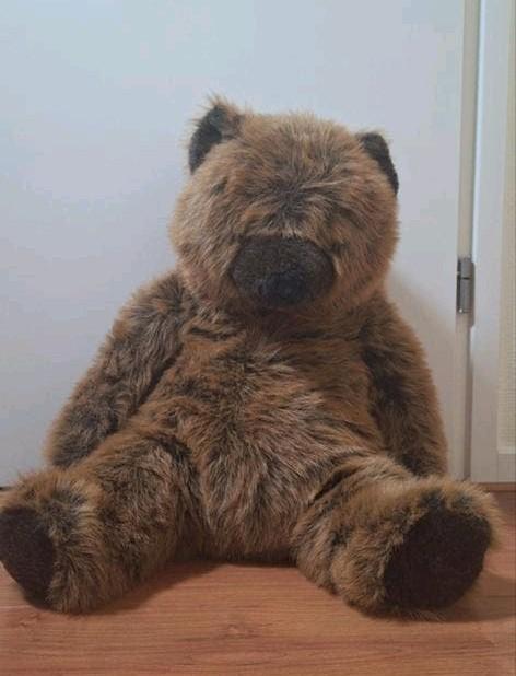 Grote pluche bruine beer knuffel van Tender Toys Amsterdam, Overige merken, Beer, Ophalen of Verzenden, Zo goed als nieuw