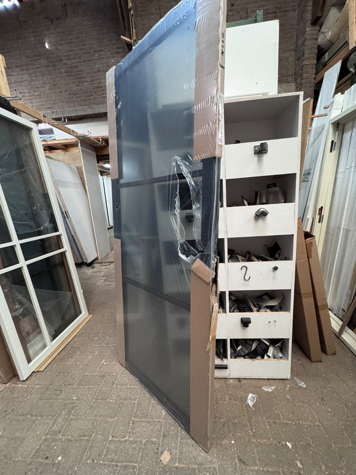 93x231,5 binnendeur opdek Rechts Svedex nieuw SD9, Ophalen, Binnendeur, Nieuw, Glas