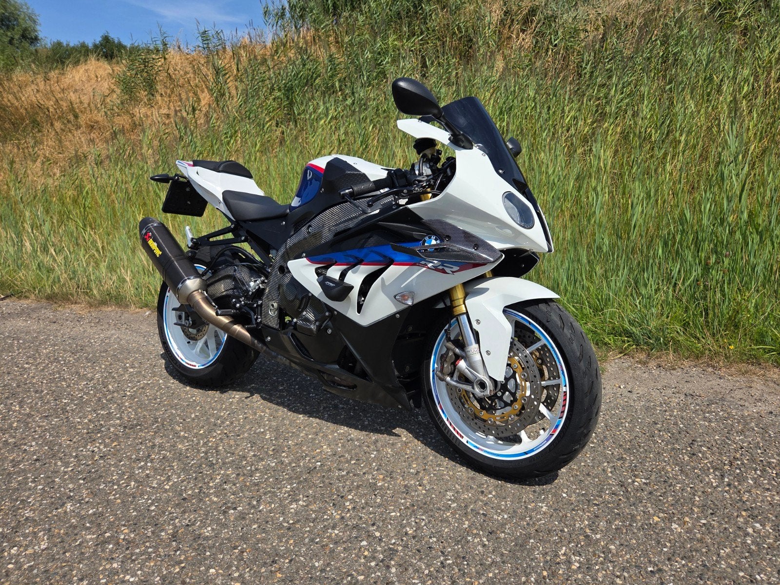 BMW S1000RR Akrapovic Öhlins Brembo, Motoren, Sportuitlaat, 4 cilinders, Gebruikt, Super Sport